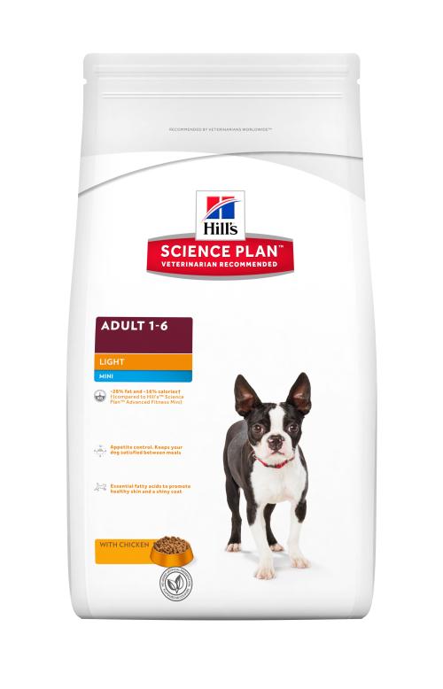 HILL’S CANE ADULT MINI LIGHT POLLO, 2,5 KG