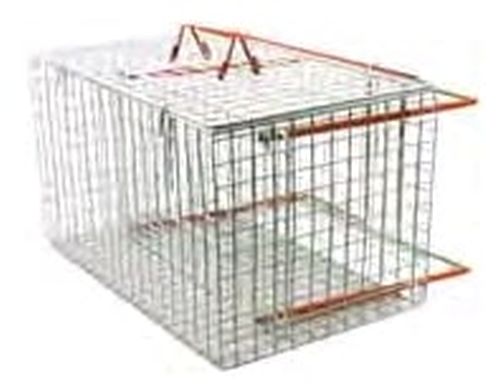 Gabbia contenzione / vaccinazione gatti, 2 APERTURE 50 x 32 x 40 h cm