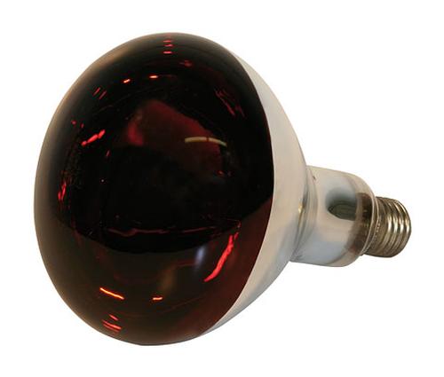 LAMPADA PESANTE DA 150W, rosso