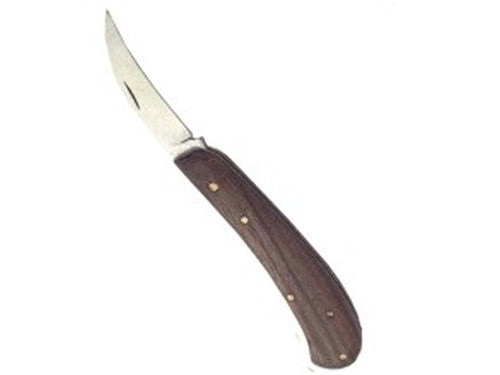 COLTELLO unghie per ovini e capirni A SERRA MANICO
