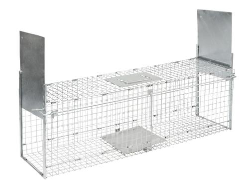 GABBIA CATTURA ANIMALI 2 ENTRATE 100 x 26 x 33 cm
