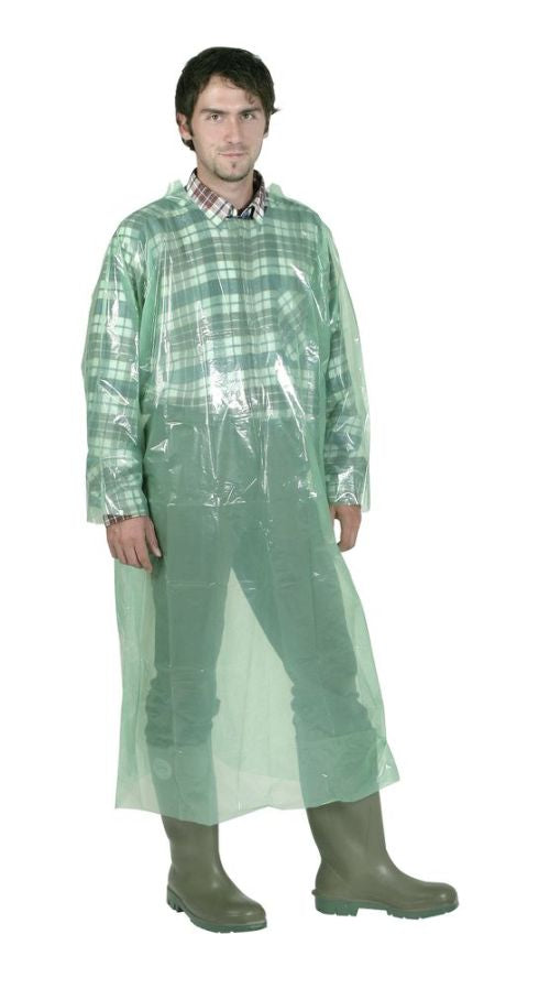 CAMICE MONOUSO VERDE 135 CM, 20 PZ chiuso dietro