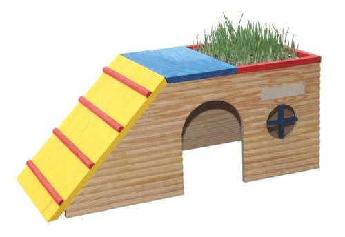 Casetta roditori onda Nature 40 x 25 x 25 cm