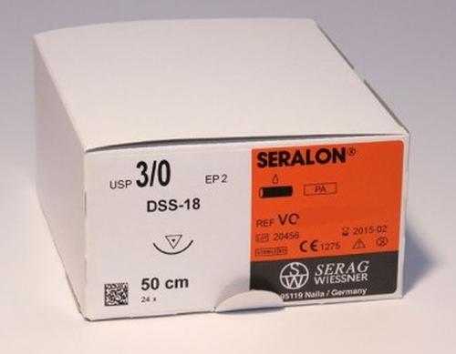 SERALON BLU, USP 1 EP4, ago DS-25, 75 CM