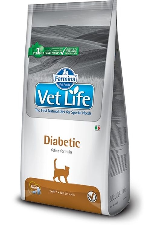 VET LIFE DIABETIC GATTO, 2 KG