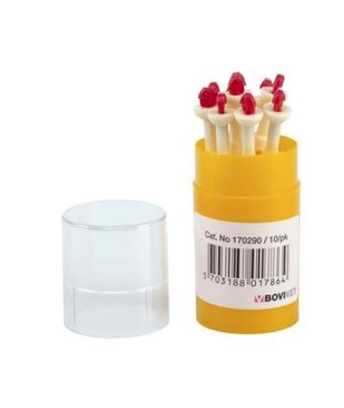 BOVIVET teat plugs, 7 cm, 10 Pz.