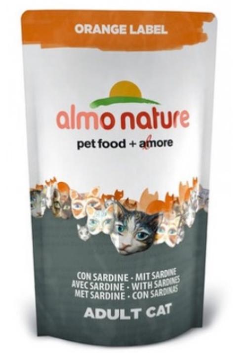 ALMO GATTO ORANGE LABEL DRY SARDINE 105 Gr.