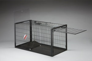Gabbia cattura animali nera 90 x 46 x 48 CM