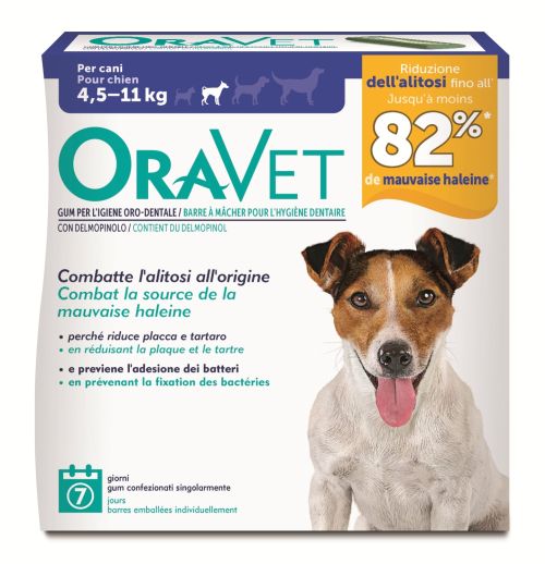 ORAVET CHEW DOG Gr. S (4,5-11 KG) 7 GUM