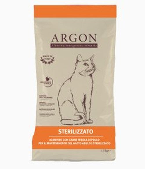 ARGON GATTO STERILIZZATO, Salmone, 1,5 KG