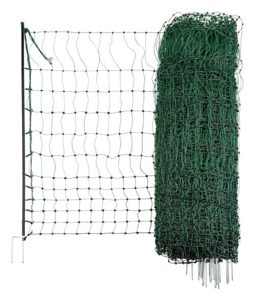 Rete per volatili 25 m, 106 cm doppia punta, verde (senza corrente)