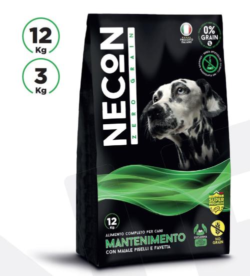 ZERO GRAIN MANTENIMENTO CON MAIALE, PISELLI E FAVETTA, 3 KG