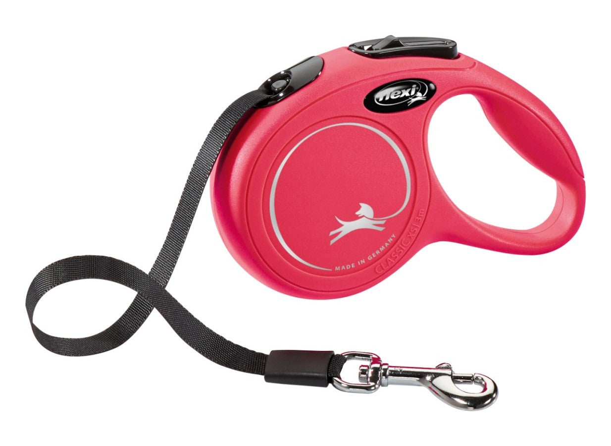 Flexi guinzaglio new Comfort M 5m cinghia, fino a 25kg, rosso
