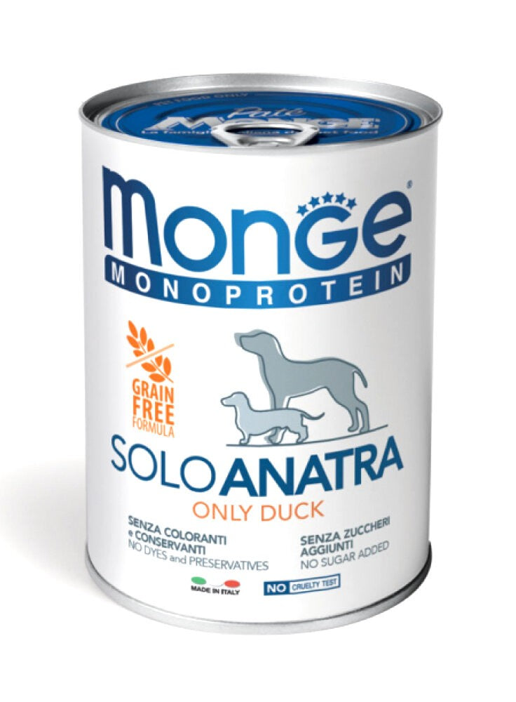 Monge HYPOALLERGENIC MONO Anatra Vetsolutions 400g