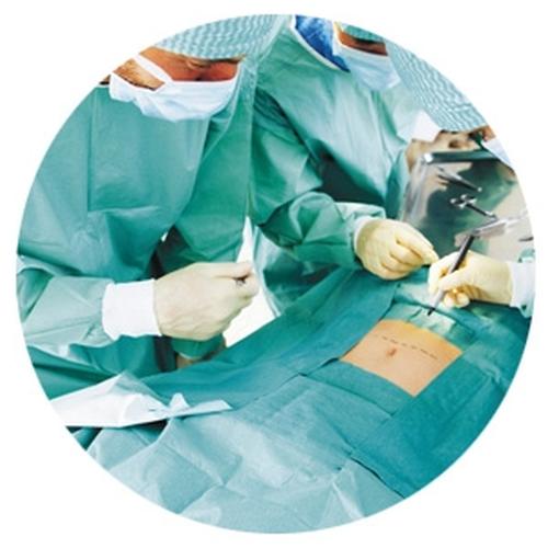 TELO CHIRURGICO DOC BIACCOPPIATO, TNT, blu, sterile, 100 x 150 CM