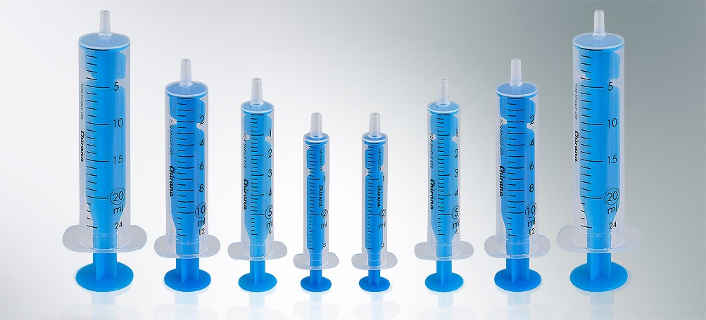 Siringa monouso senza gomma CHIRANA 2 ml, 100 pz.