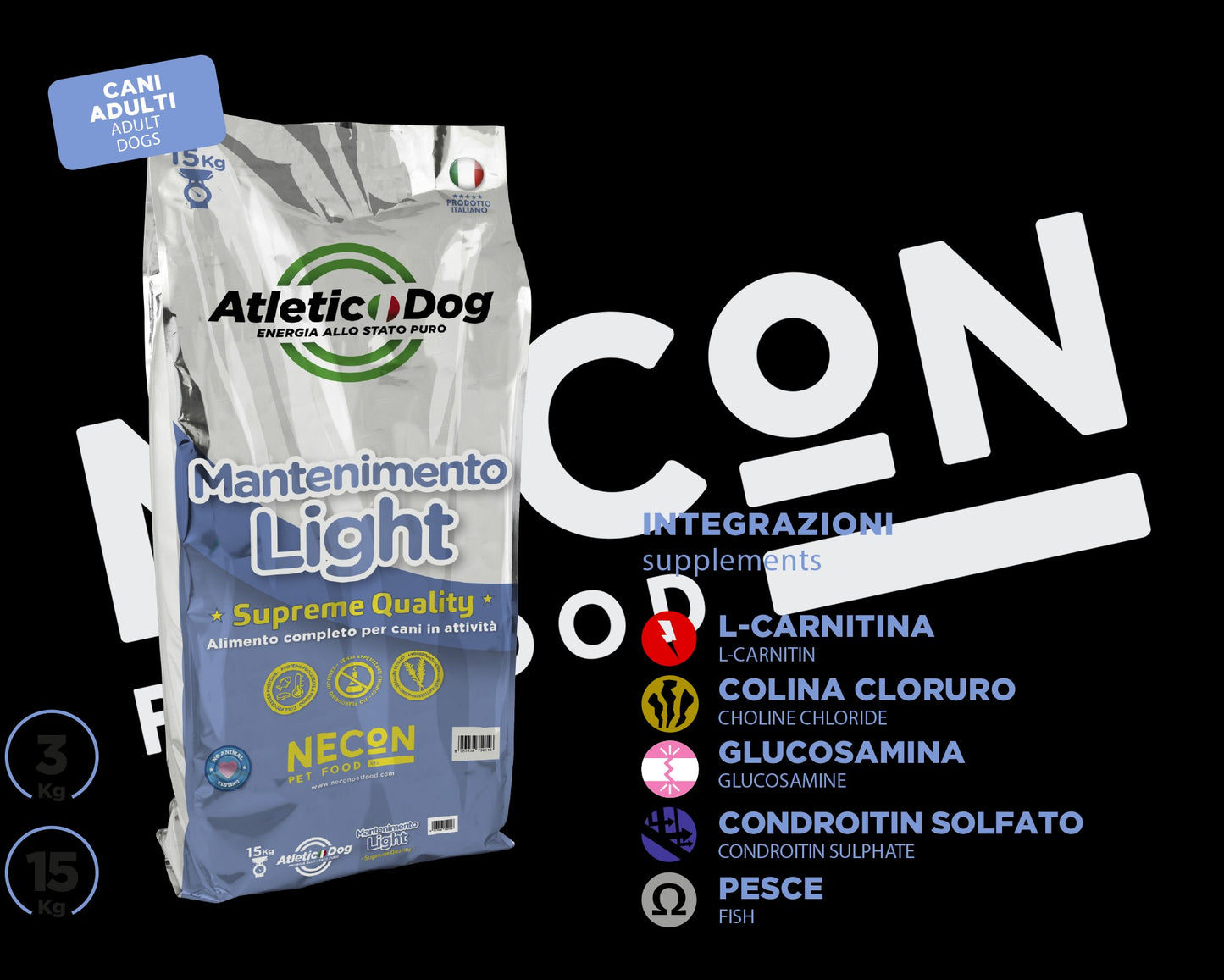 ATLETIC DOG LIGHT 3 KG