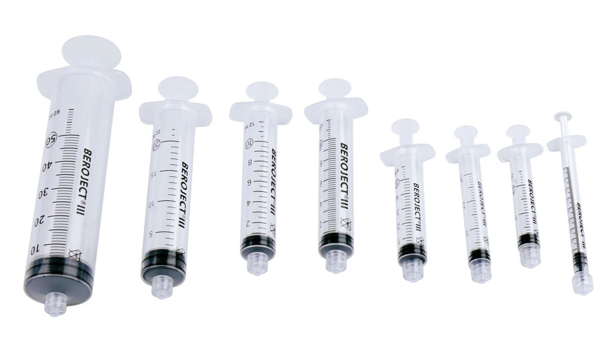 SIRINGA STERILE BEROJECT III, 5 ML, Luer senza ago, 100 PZ.