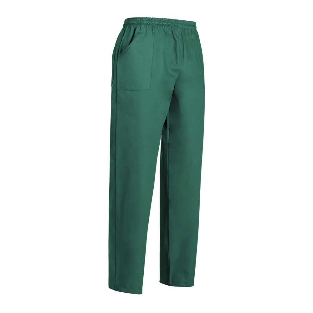 Pantalone Coulisse Pocket, 100% cotone, medical green, unisex, Tg. S