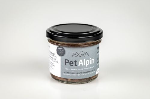 Mangime umido per gatti agnello con carota 100 Gr.