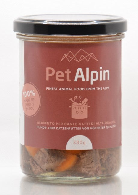 Mangime per cani cavallo e zucca 380 Gr.