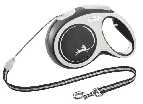 Flexi guinzaglio New Comfort M corda 8m, max. 20kg, nero