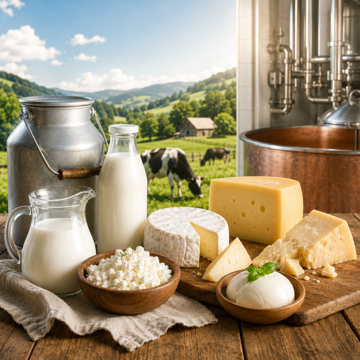 Produzione latte & formaggi