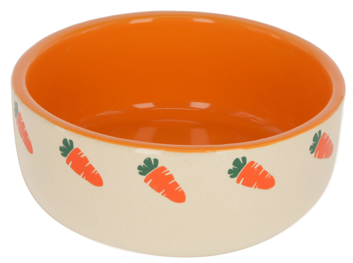Ciotola in ceramica beige/arancio, 750 ml / Ø 14,5cm