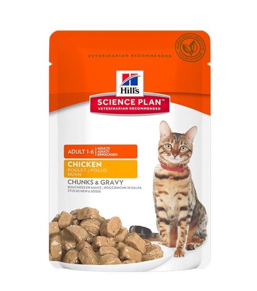 HILL’S GATTO ADULT POLLO OPTIMAL CARE BUSTA, 85 GR