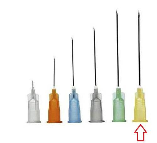 Aghi ipodermici PIC 20G X 1 1/2'’ 0.90 x 40 mm, GIALLI, 100 Pz