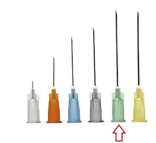 Aghi Ipodermici PIC 21G X 1 1/2', 0,8 x 40 MM, VERDI, 100 Pz