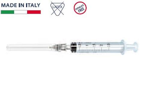 Siringa monouso PIC, 2,5 ml 22G 0,70 x 30 mm, 100 Pz