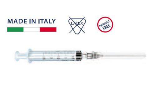 SIRINGA MONOUSO PIC, 20 ML CON AGO 18 G 1,20 x 40 mm, 100 Pezzi