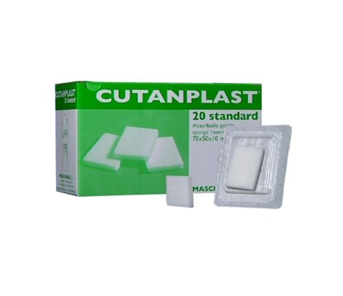 CUTANPLAST Standard ,70 x 50 x 10 MM, 20 Spugnette gelatina emostatica