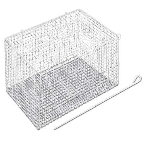 GABBIA GATTI BIANCA 45 x 30 x 30 CM