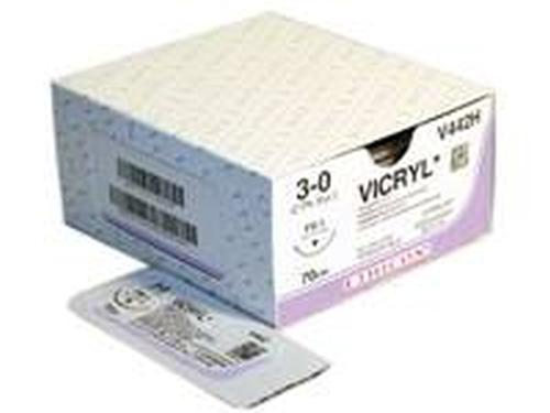 VICRYL Plus incolore FSL-30 EP3,5 USP 0, FSL-30, 3/8C, 70 CM