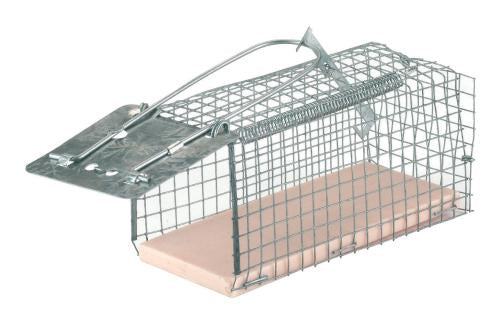 GABBIA IN FILO DI FERRO TRAPPOLA TOPI ALIVE 12X 5,5X 5,5 CM