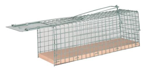 GABBIA IN FILO DI FERRO TRAPPOLA PER RATTI ALIVE 30x11,5X12 CM