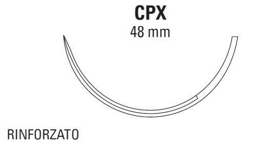 VICRYL AGO TRIANG. EP2 USP5, CPX 48 mm 1/2C, 90 CM