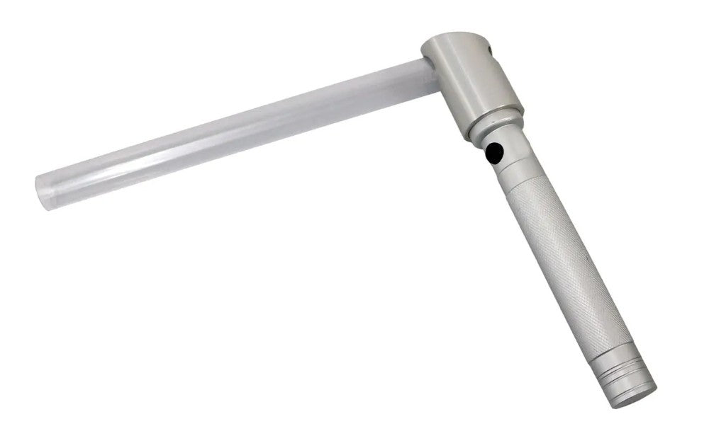 MANICO SPECULUM PER pecora/capra/cane CON LUCE 240 x 24 mm