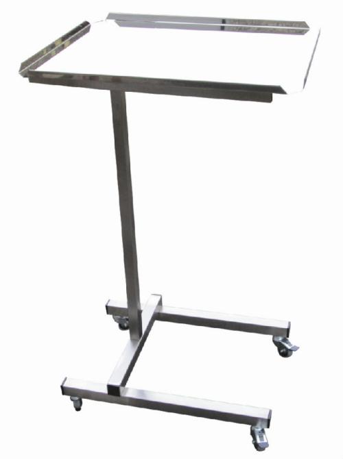 CARRELLO SERVITORE MAYO ACCIAIO INOX, 380 MM X 530 MM X H REGOLABILE