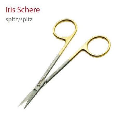 Forbice IRIS Tungsten Carbide dritta 11,5 cm