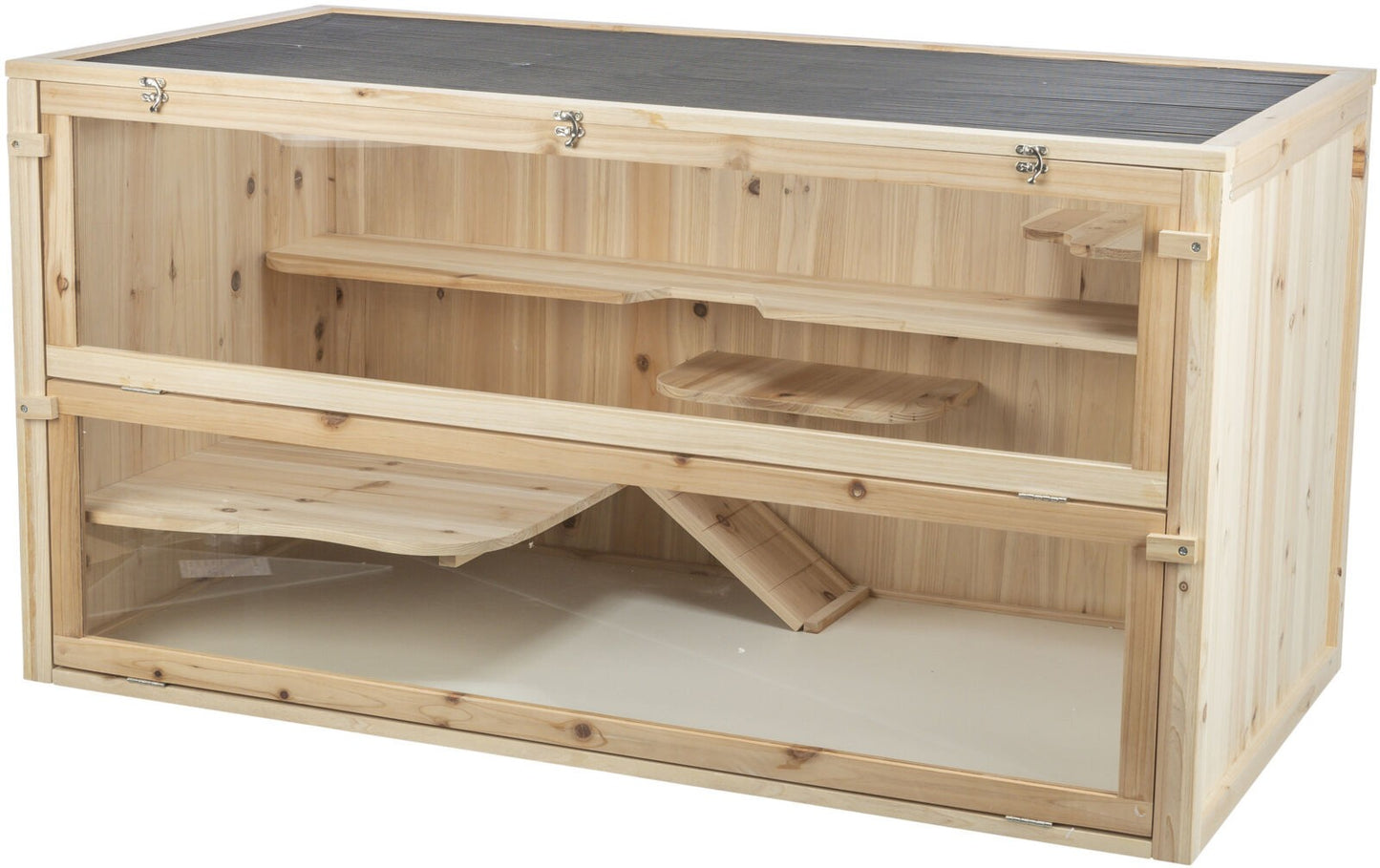 GABBIA CRICETI e roditori in legno e Plexi, 115 x 60 x 60 cm