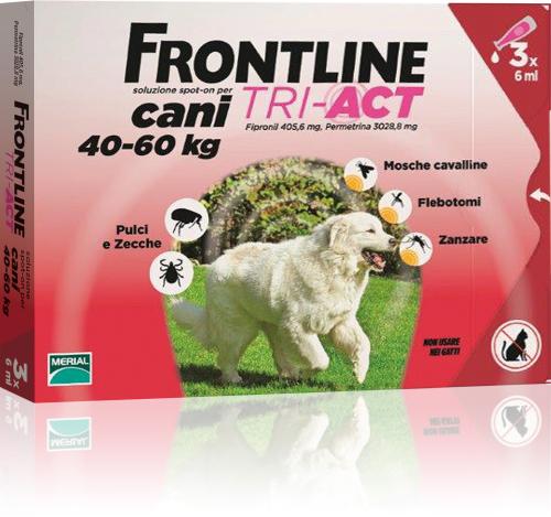FRONTLINE TRI-ACT CANI 40-60 KG 3 PIP