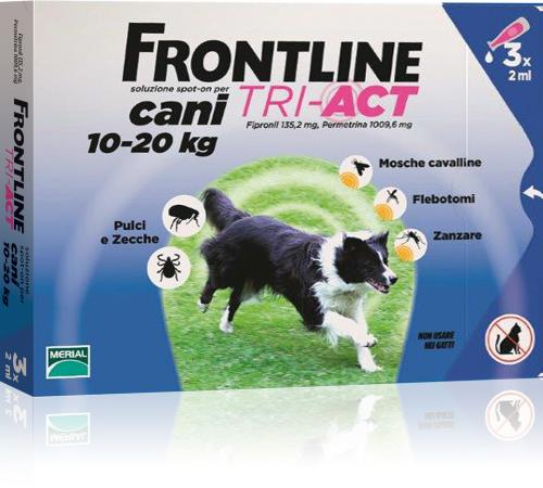 FRONTLINE TRI-ACT CANI 10-20 KG 3 PIP