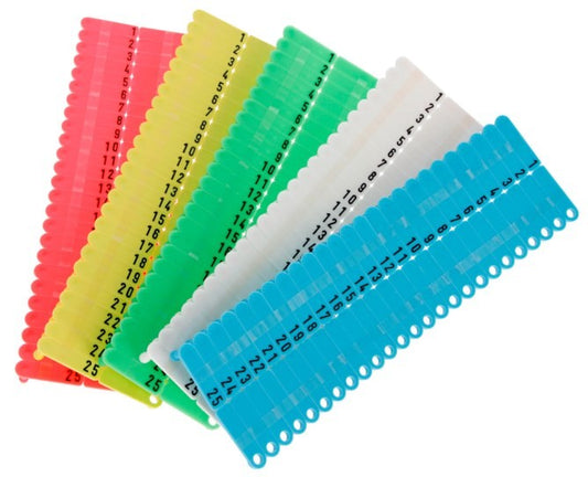 MARCA COLORATA DOPPIA, senza n. verde 50 PZ