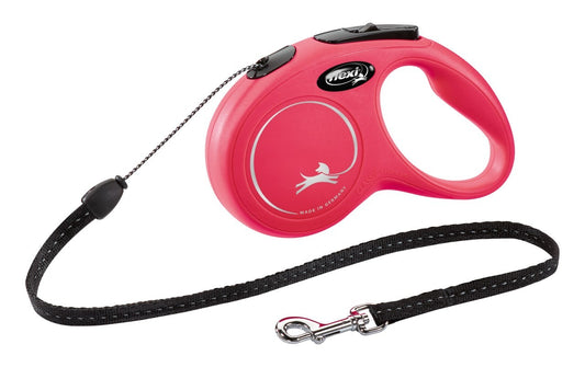 Flexi Guinzaglio ClassicXS 3m corda max. 8 kg rosso
