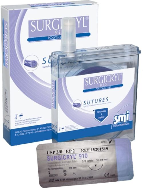 SURGICRYL 910 viola, HR-30, 1/2c, EP 3 USP 2/0, 75 cm