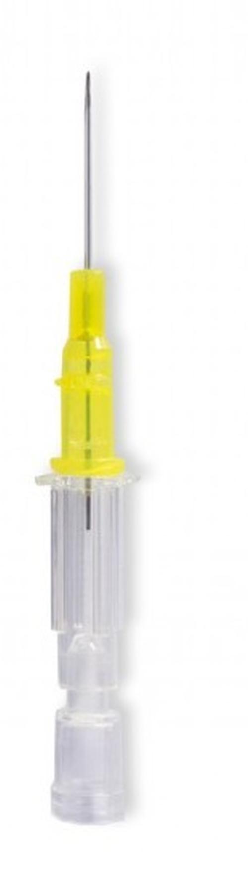 AGO CANNULA INTROCAN CERTO 24G , 0,7 x 19mm, PUR, GIALLI, senza ali