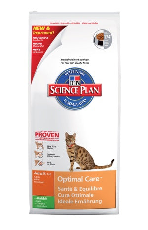 HILL'S GATTO ADULT CONIGLIO OPTIMAL CARE, 10 KG